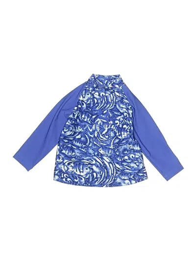 Pre-owned Coolibar Babies' Rash Guard In Blue