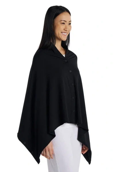 Coolibar Revilla Convertible Wrap, Upf 50+ Sun Protection In Black