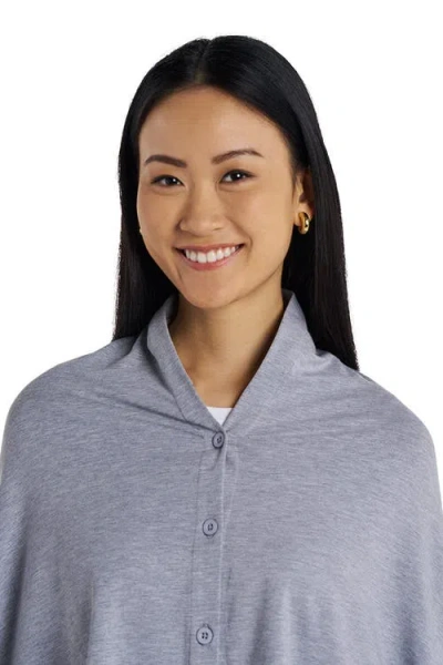 Coolibar Revilla Convertible Wrap, Upf 50+ Sun Protection In Gray