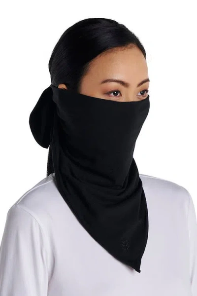 Coolibar Sanibel Everyday Beach Bandana, Upf 50+ Sun Protection In Black