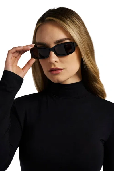 Coolibar Seraphine Polarized Sunglasses, Upf 50+ Sun Protection In Black