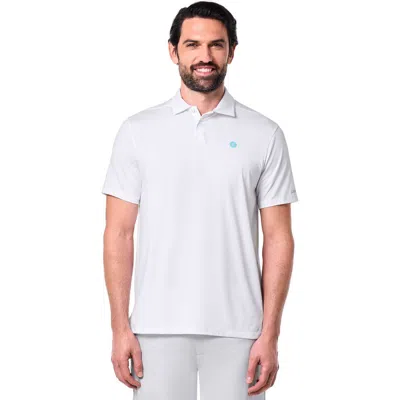 Coolibar Short Sleeve Polo, Upf 50+ Sun Protection, Victory Lap In Multi