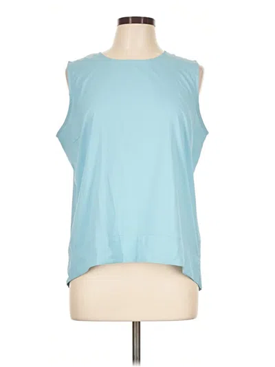Pre-owned Coolibar Sleeveless T-shirt In Teal
