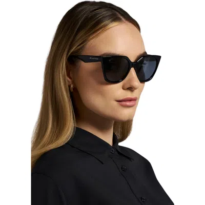 Coolibar Solessia Polarized Sunglasses, Upf 50+ Sun Protection In Black