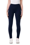 Coolibar Summer Leggings In Blue