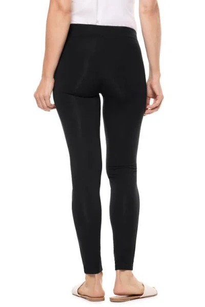 Coolibar Summer Leggings In Burgundy