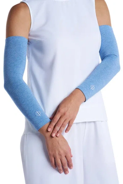 Coolibar Sun Arm Sleeves In Blue