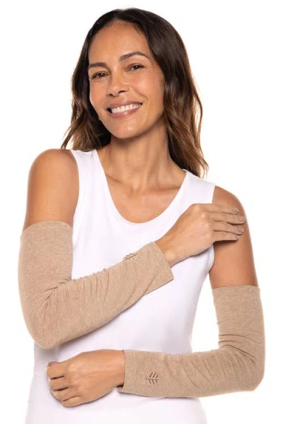Coolibar Sun Arm Sleeves In Brown