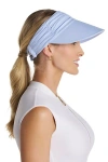 Coolibar Swim Visor In Blue