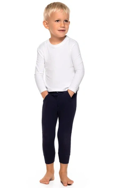 Coolibar Babies'  Toddler's Coco Plum Long Sleeve T-shirt, Upf 50+ Sun Protection In White