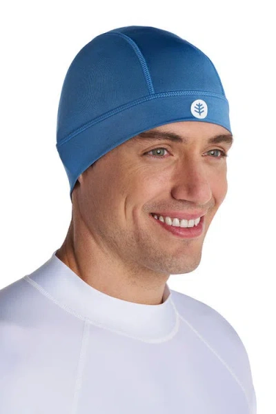Coolibar Unisex Aqua Sun Skully Cap In Blue