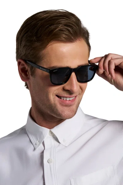 Coolibar Unisex Solaira Polarized Sunglasses, Upf 50+ Sun Protection In Black