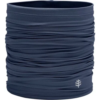 Coolibar Unisex Uv Neck Gaiter In Blue