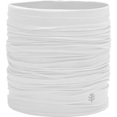 Coolibar Unisex Uv Neck Gaiter In White