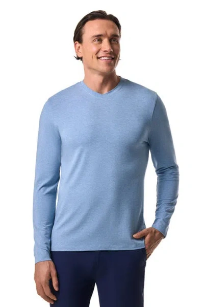Coolibar V-neck Long Sleeve T-shirt In Brown