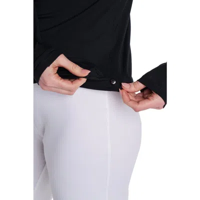 Coolibar Vrae Fashion Wrap, Upf 50+ Sun Protection In Black