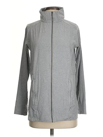 Pre-owned Coolibar Zip Up Hoodie In Gray