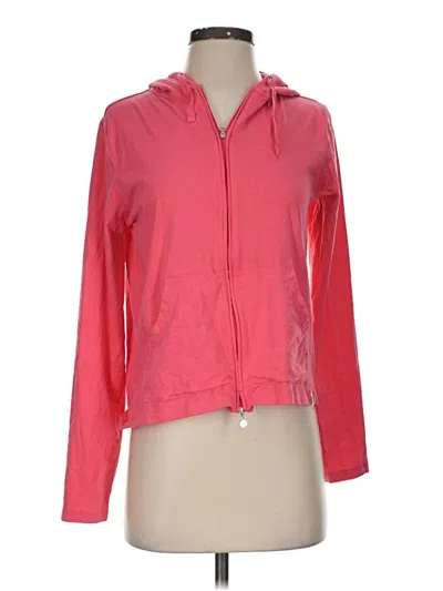Pre-owned Coolibar Zip Up Hoodie In Pink