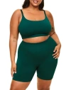 Coolibrium The Contour Bralette Bra In Dark Green