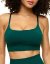 Coolibrium The Contour Bralette Bra In Dark Green