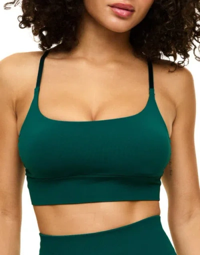 Coolibrium The Contour Bralette Bra In Dark Green