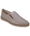 Cools 21 Women's Amillie Perforated Leather Flats In Ice
