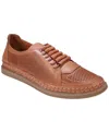 Cools 21 Women's Oscar Hidden Lace Perforated Leather Sneakers In Tan