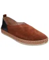 Cools 21 Women's Paisley Two Tone Suede Slip-on Flats In Tan