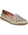 Cools 21 Women's Tumi Perforated Leather Flats In Mint