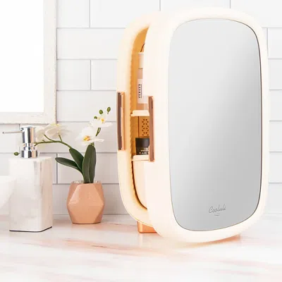 Cooluli Beauty 12 Liter Mini Skincare Fridge In White