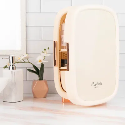 Cooluli Beauty 12 Liter Mini Skincare Fridge In White