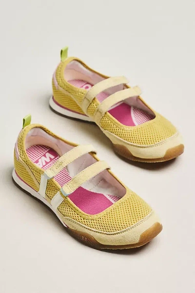 Coolway Bella Mary Jane Sneakers In Yellow
