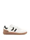 Coolway Goal Leather Sneakers In White
