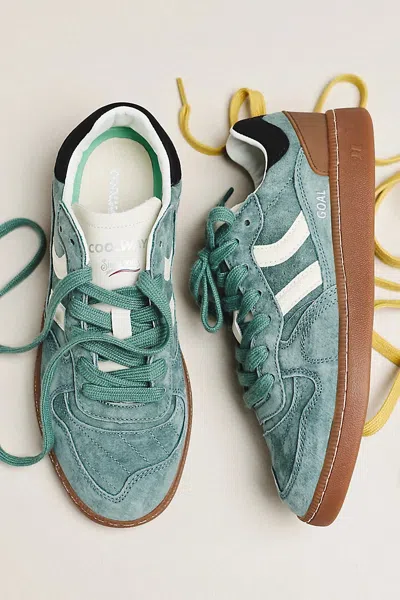 Coolway Goal Sneakers In Green