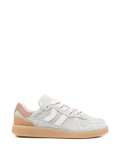 Coolway Goal Suede Lace-up Sneakers In Gray