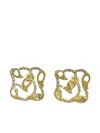 Coomi 20k Yellow Gold Diamond Vitality Stud Earrings In Gold