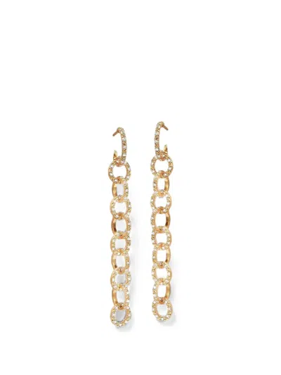 Coomi Diamond Link Earrings In Multi