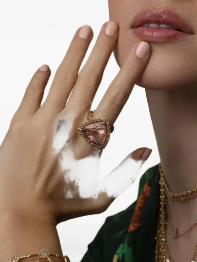 Coomi Morganite And Diamond Ring In Multi