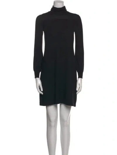 Pre-owned Co-op Cashmere Mini Dress In Black
