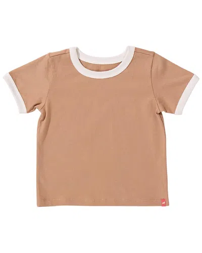 Coop Kids Adventure Ringer T-shirt In Brown