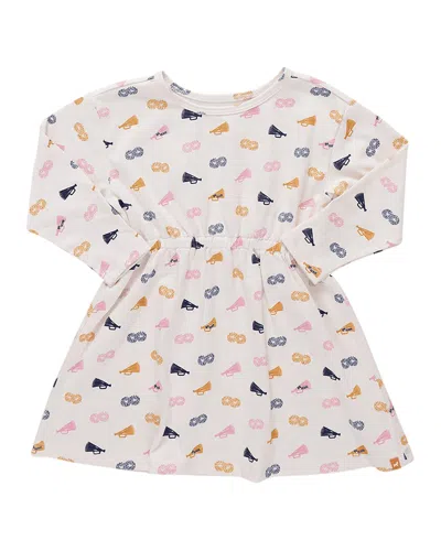 Coop Kids Playground Long Sleeve Dress In White
