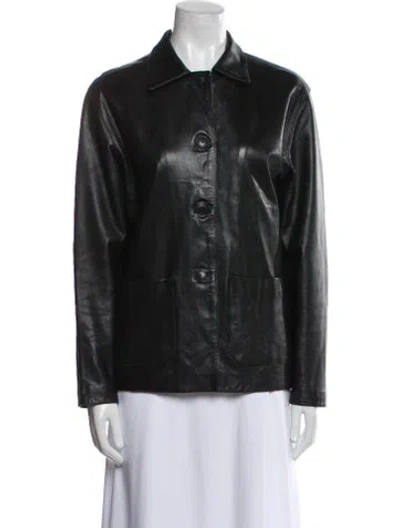Pre-owned Co-op Leather Jacket In Black