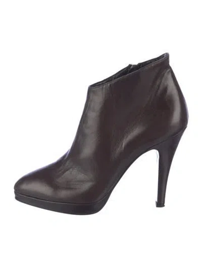 Pre-owned Co-op Leather Pumps In Brown