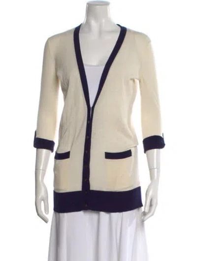 Pre-owned Co-op Wool Colorblock Pattern Sweater