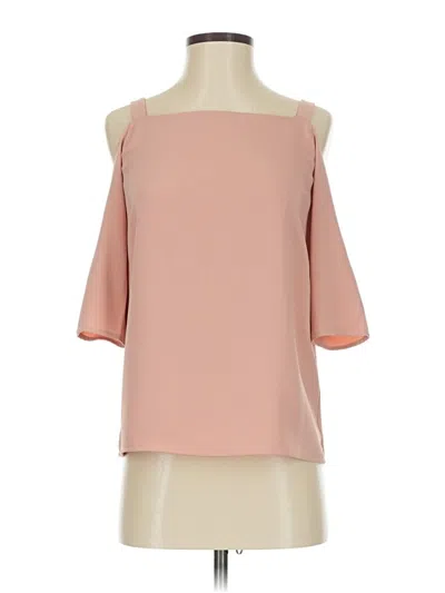 Pre-owned Cooper & Ella 3/4 Sleeve Blouse In Pink