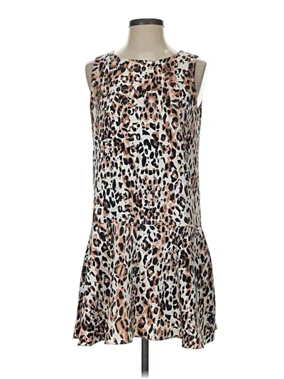 Pre-owned Cooper & Ella Casual Dress In Brown