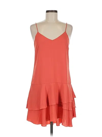 Pre-owned Cooper & Ella Cocktail Dress In Orange