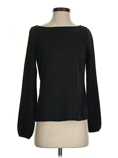 Pre-owned Cooper & Ella Long Sleeve Blouse In Black