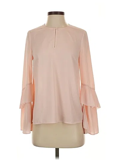 Pre-owned Cooper & Ella Long Sleeve Blouse In Pink
