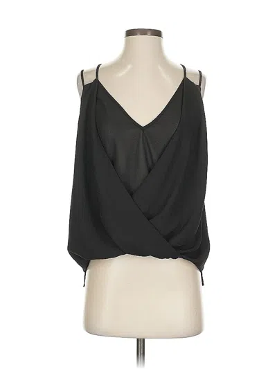 Pre-owned Cooper & Ella Sleeveless Blouse In Black